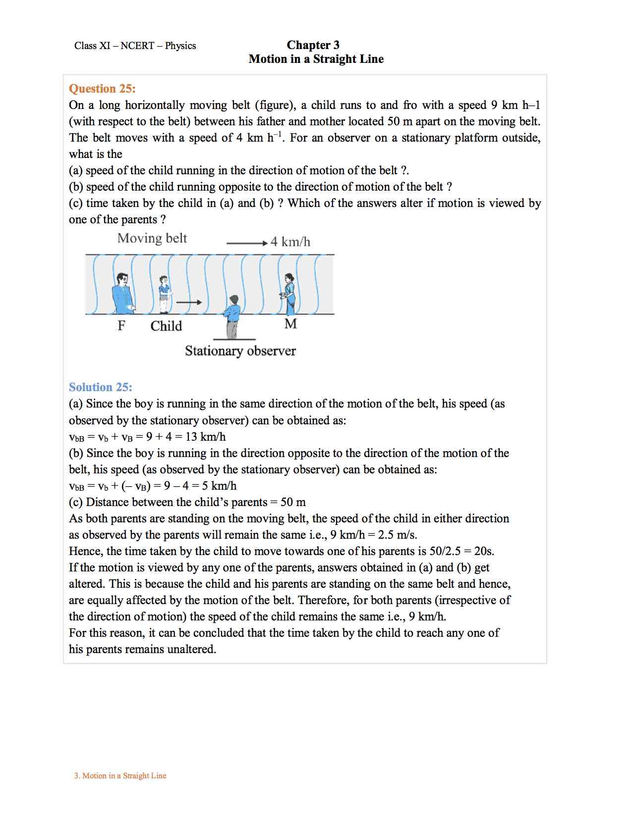 case study class 11 physics chapter 3