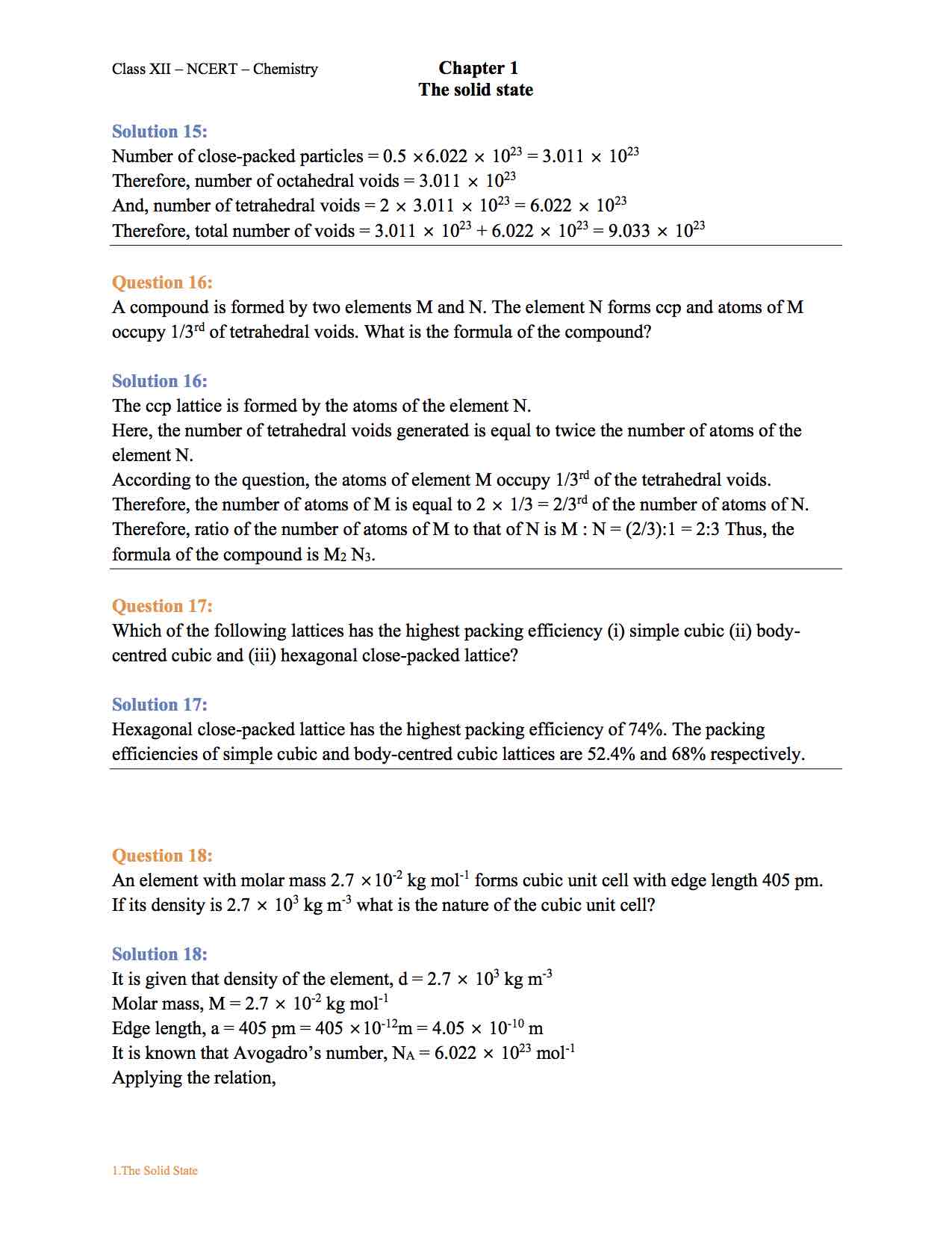 case study questions class 12 chemistry chapter 1