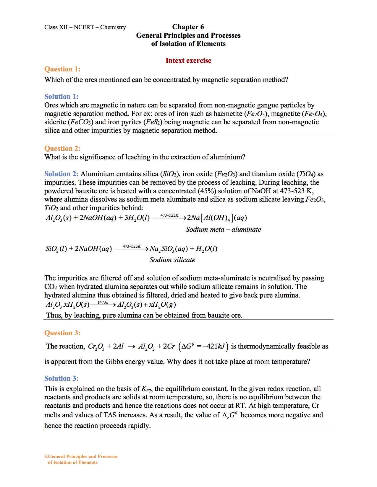 mastering chemistry chapter 6 homework answers