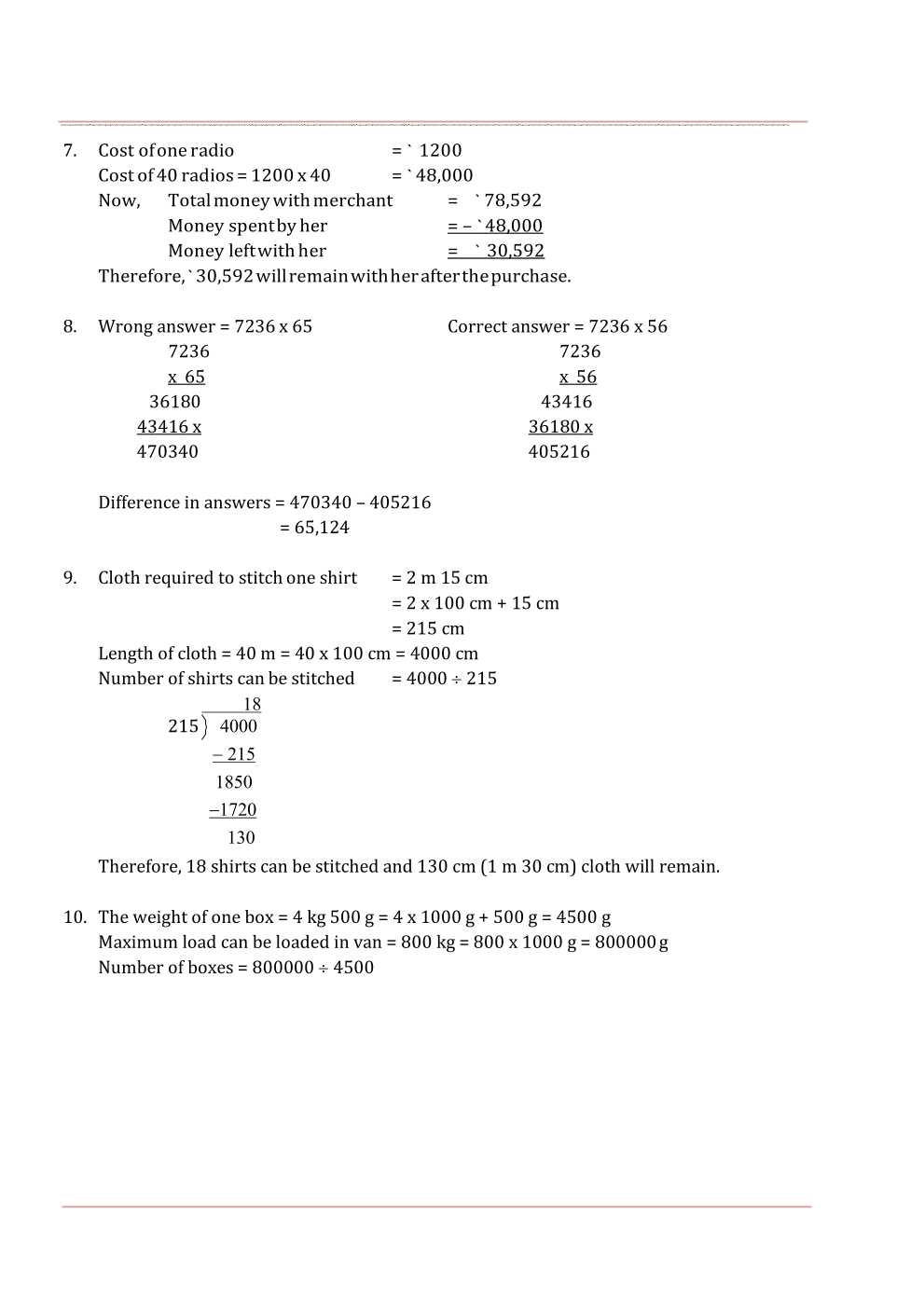 NCERT Solutions For Class 6 Maths Chapter 1