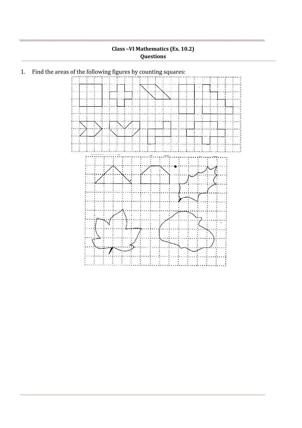 NCERT Solutions For Class 6 Maths Chapter 10