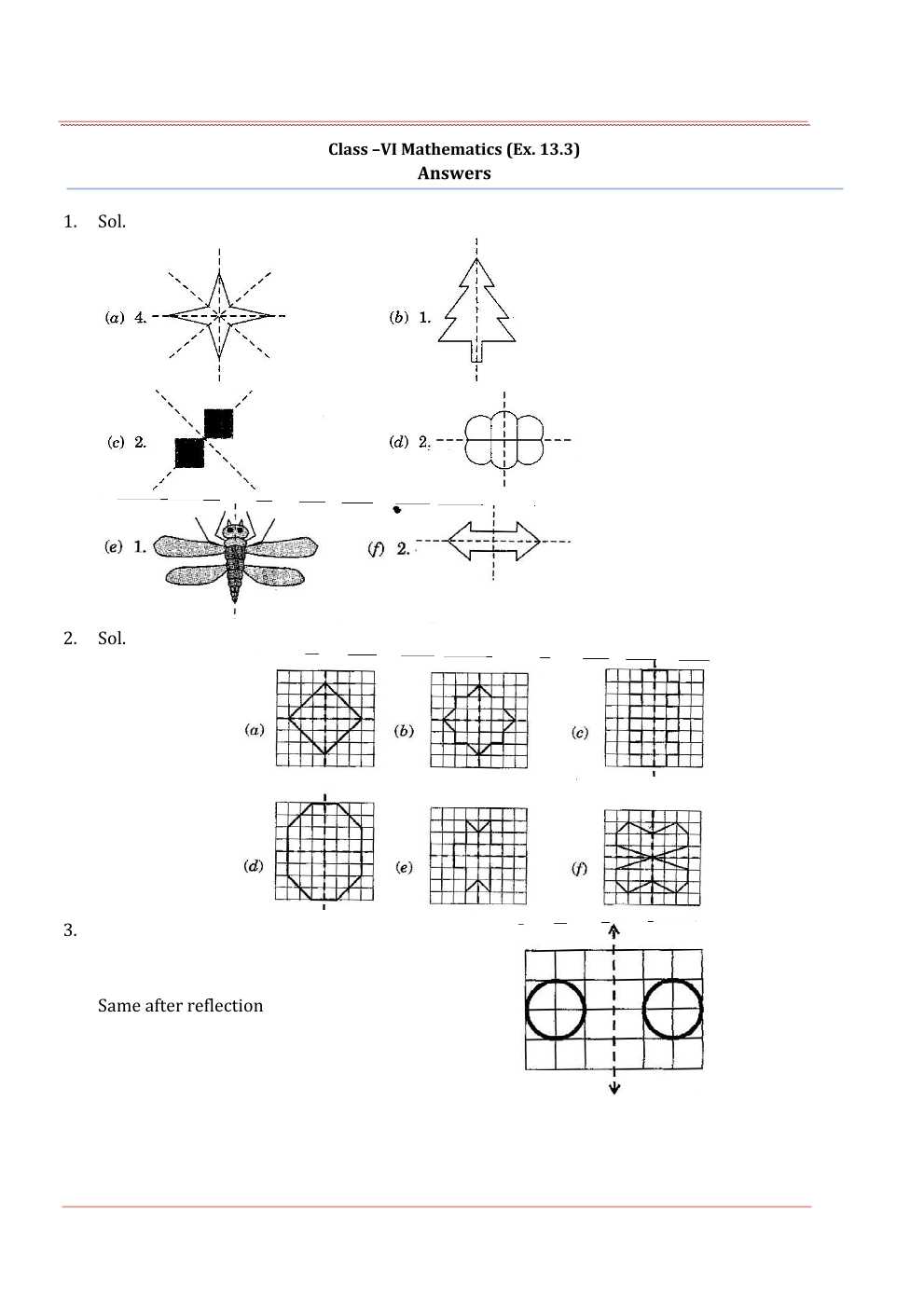 NCERT Solutions For Class 6 Maths Chapter 13