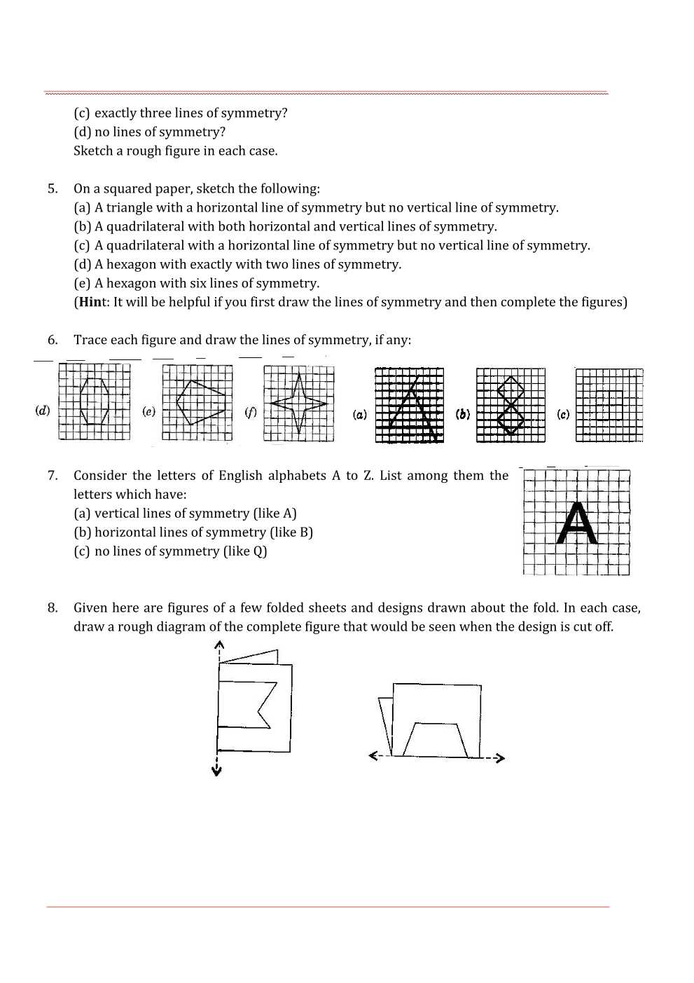 NCERT Solutions For Class 6 Maths Chapter 13