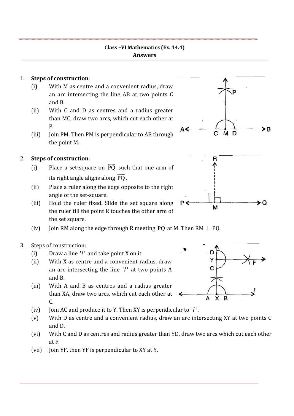 NCERT Solutions For Class 6 Maths Chapter 14