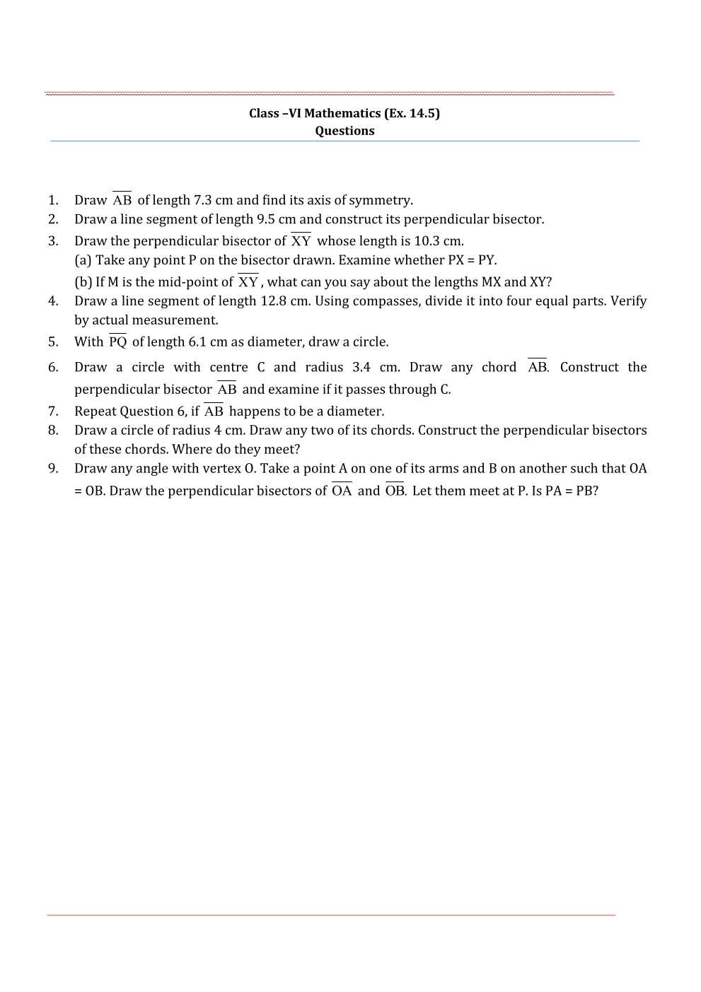 NCERT Solutions For Class 6 Maths Chapter 14