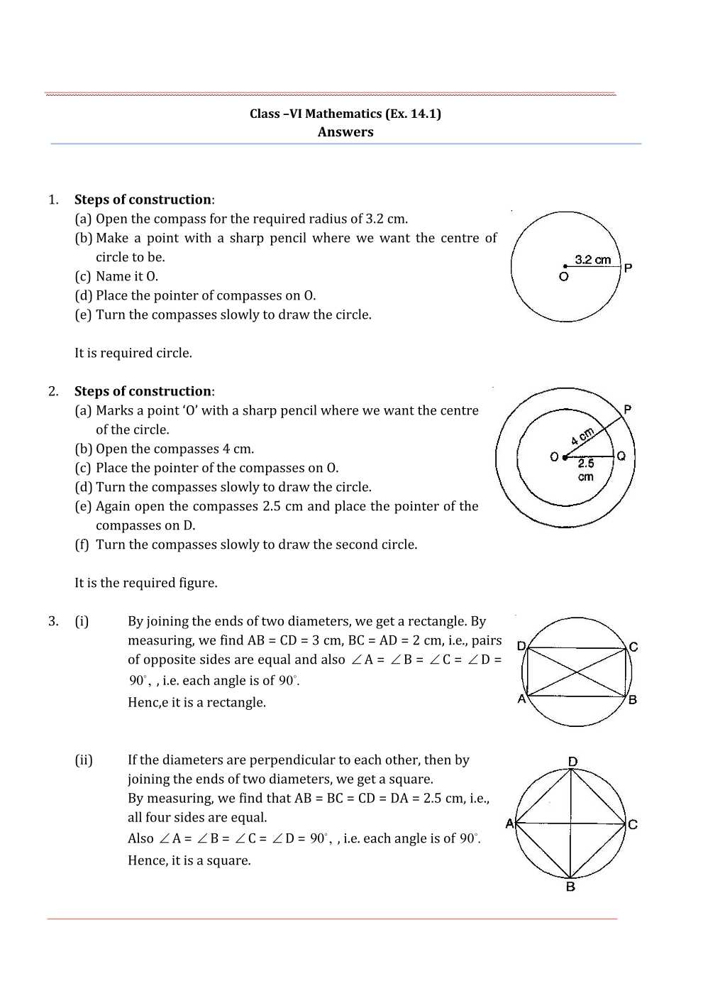 NCERT Solutions For Class 6 Maths Chapter 14