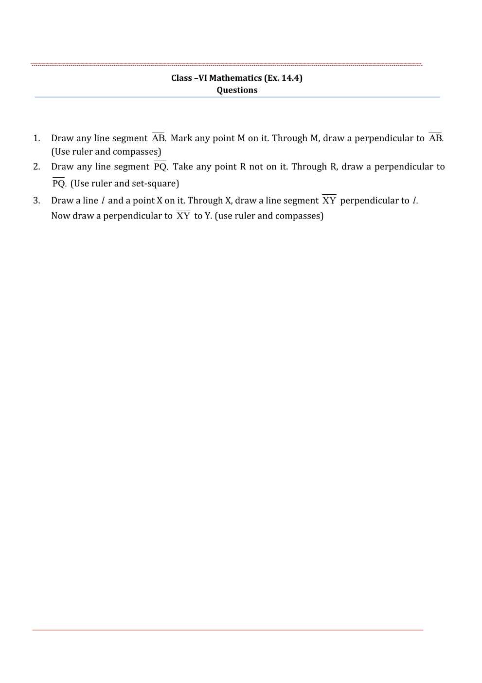 NCERT Solutions For Class 6 Maths Chapter 14