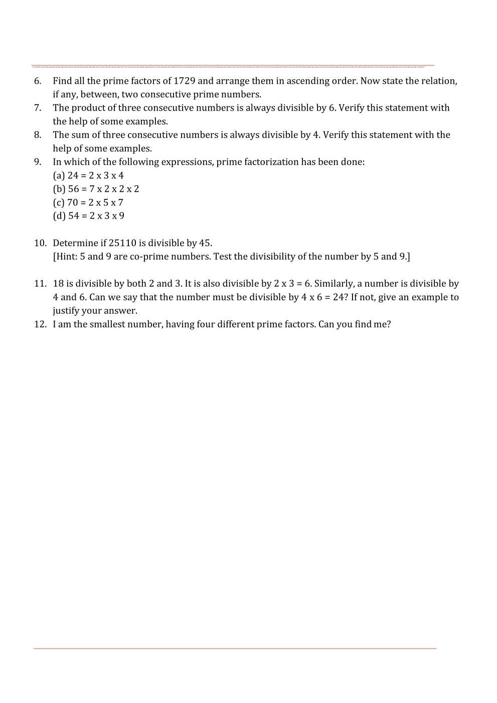 NCERT Solutions For Class 6 Maths Chapter 3