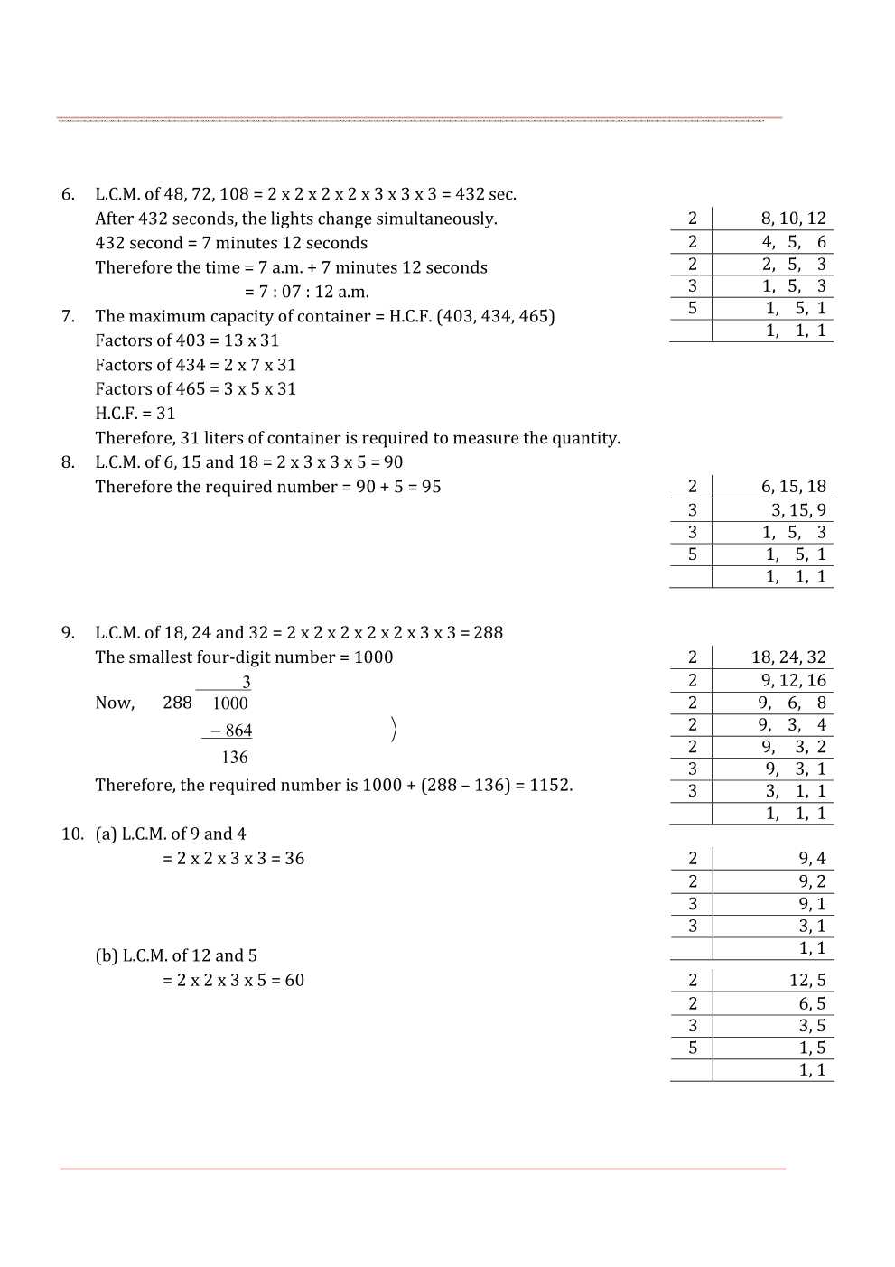 NCERT Solutions For Class 6 Maths Chapter 3