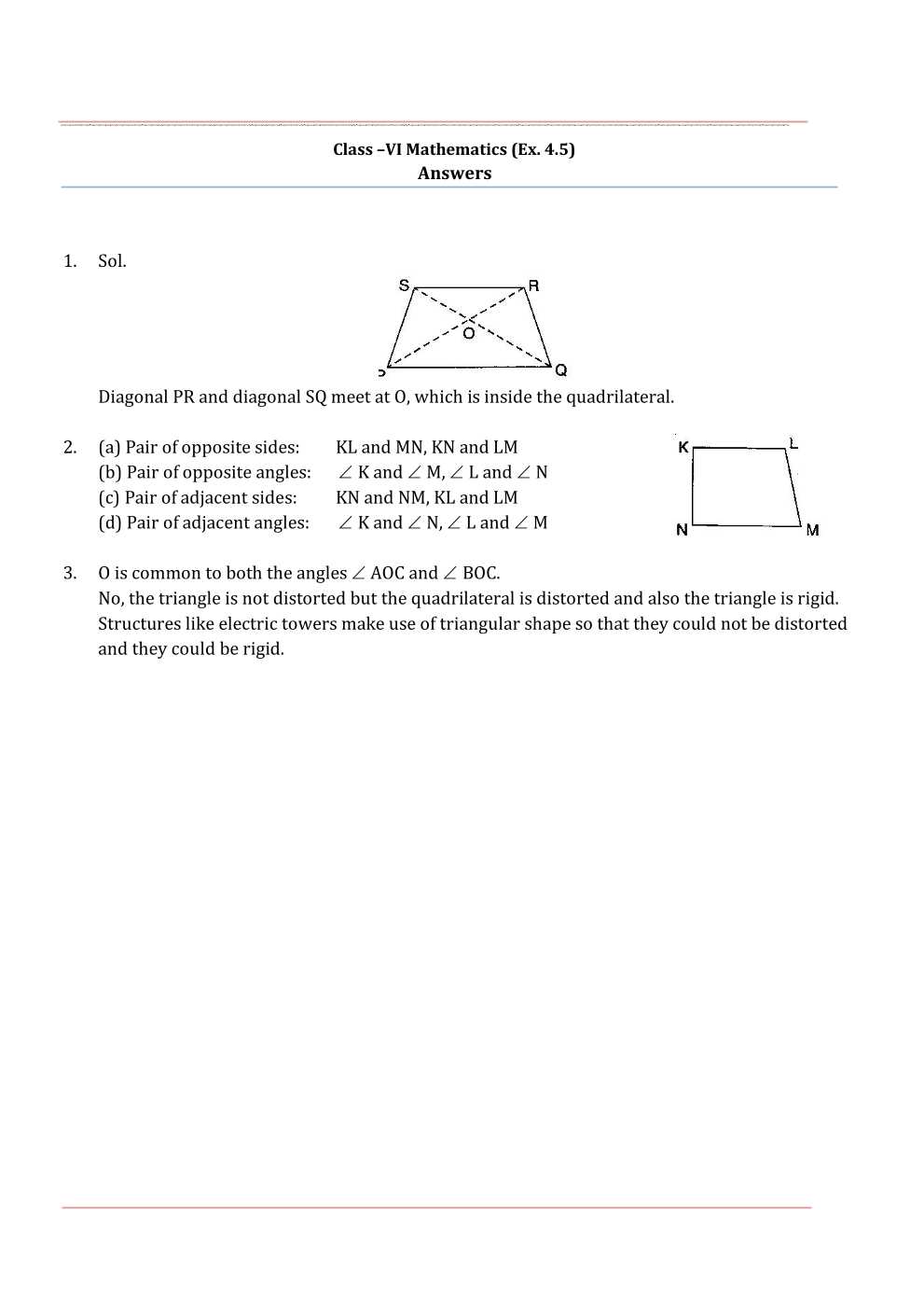 NCERT Solutions For Class 6 Maths Chapter 4