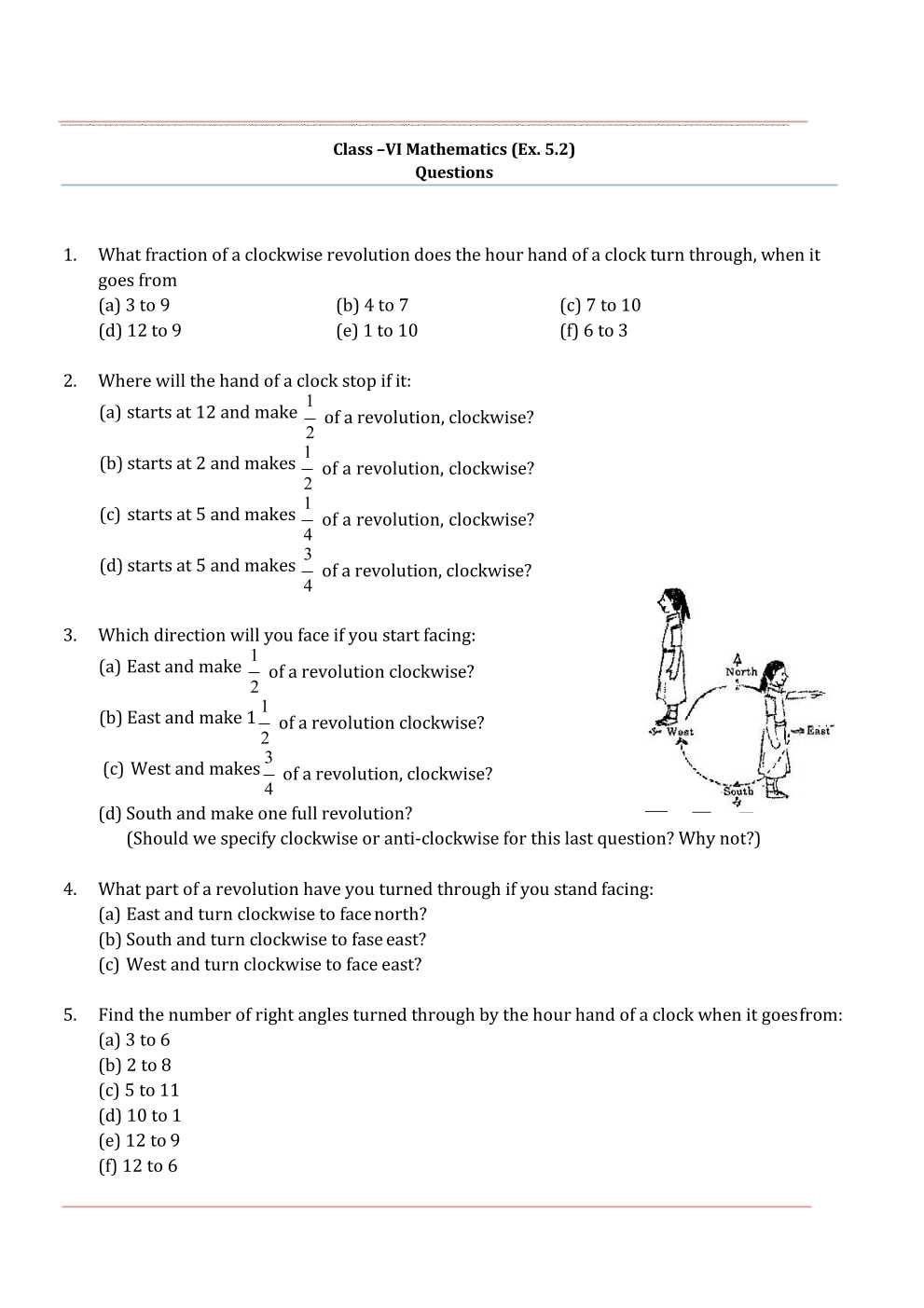 NCERT Solutions For Class 6 Maths Chapter 5