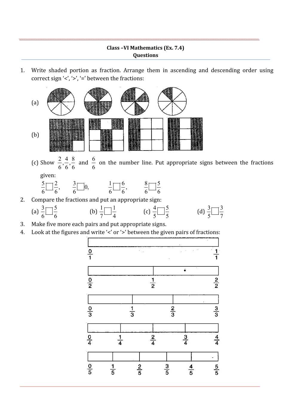 NCERT Solutions For Class 6 Maths Chapter 7