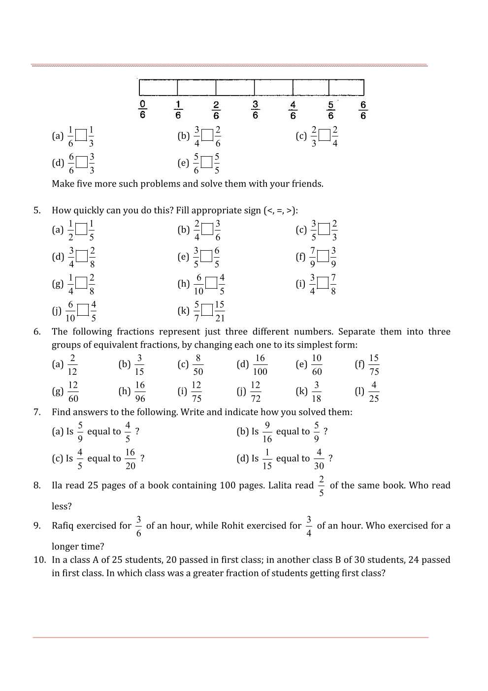 NCERT Solutions For Class 6 Maths Chapter 7