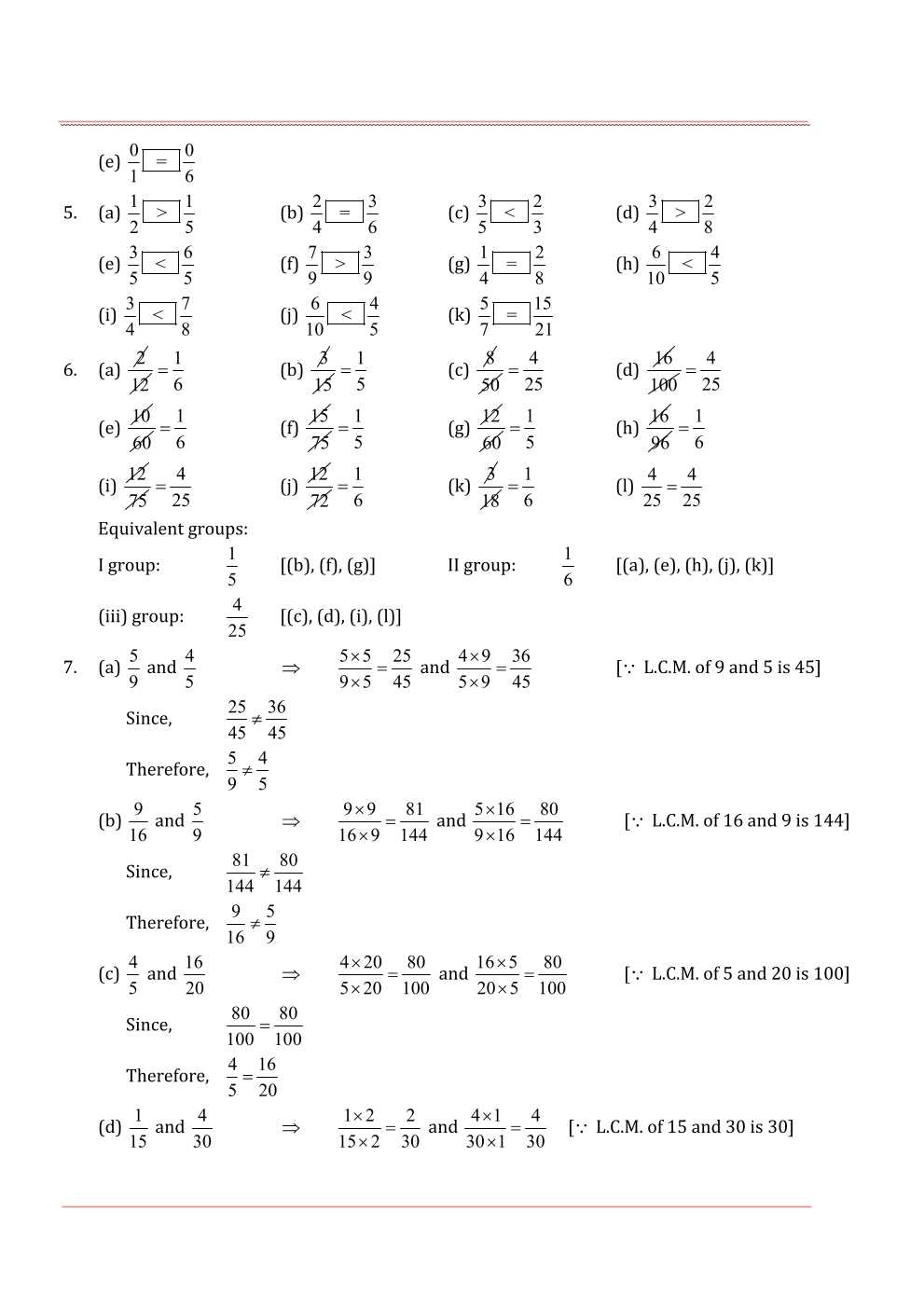 NCERT Solutions For Class 6 Maths Chapter 7