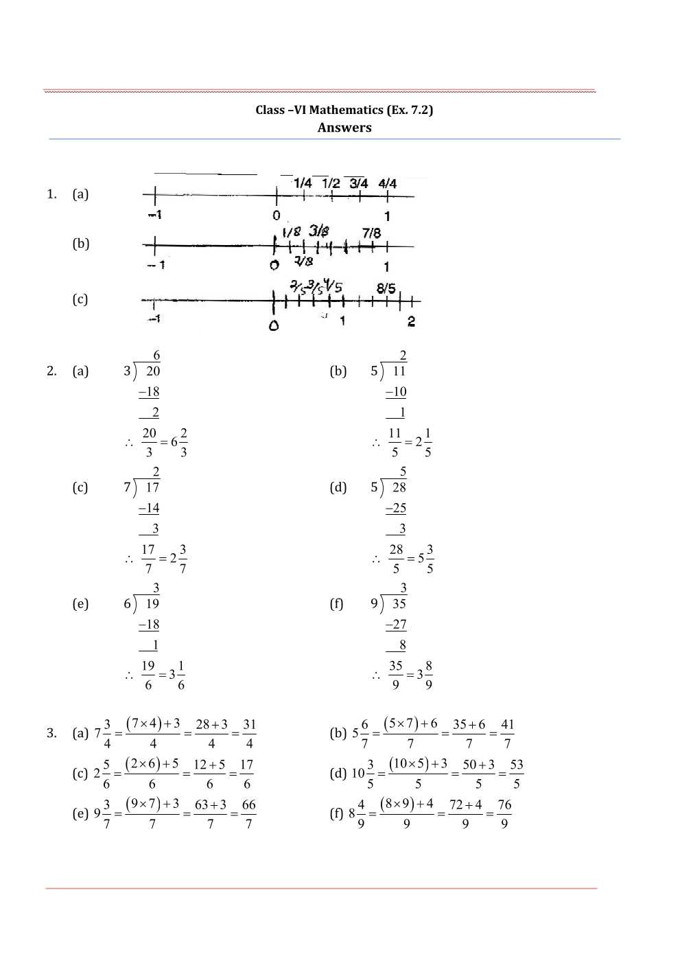 NCERT Solutions For Class 6 Maths Chapter 7