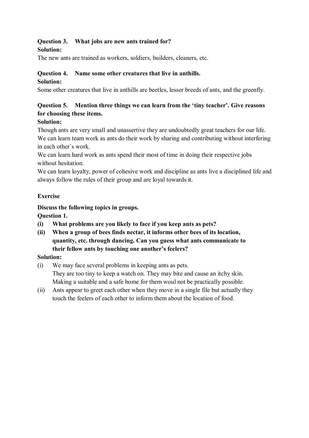 NCERT Solutions For Class 7 English An Alien Hand Chapter 1 The Tiny Teacher