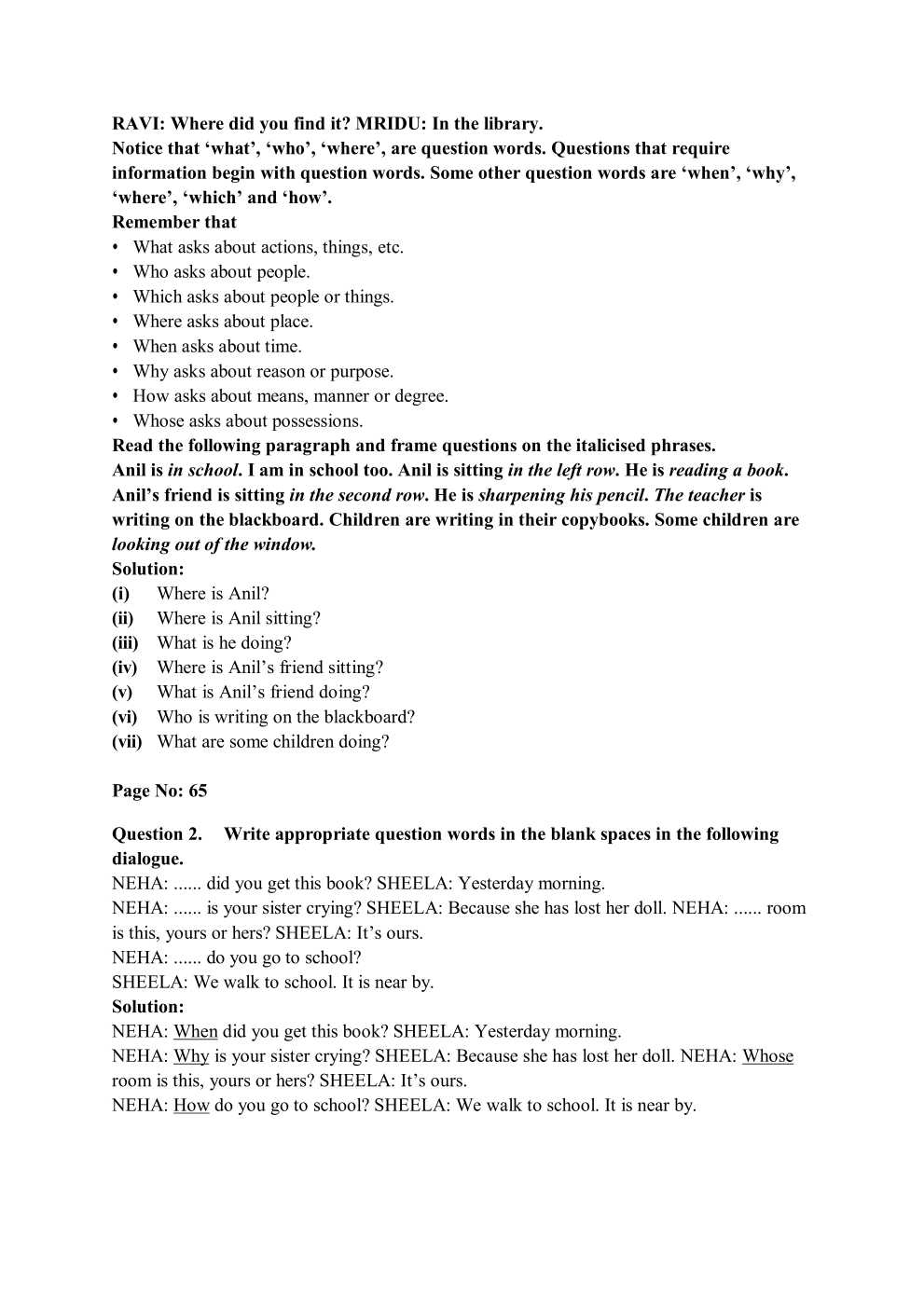 NCERT Solutions For Class 7 English Honeycomb Chapter 4 The Ashes that Made Trees Bloom