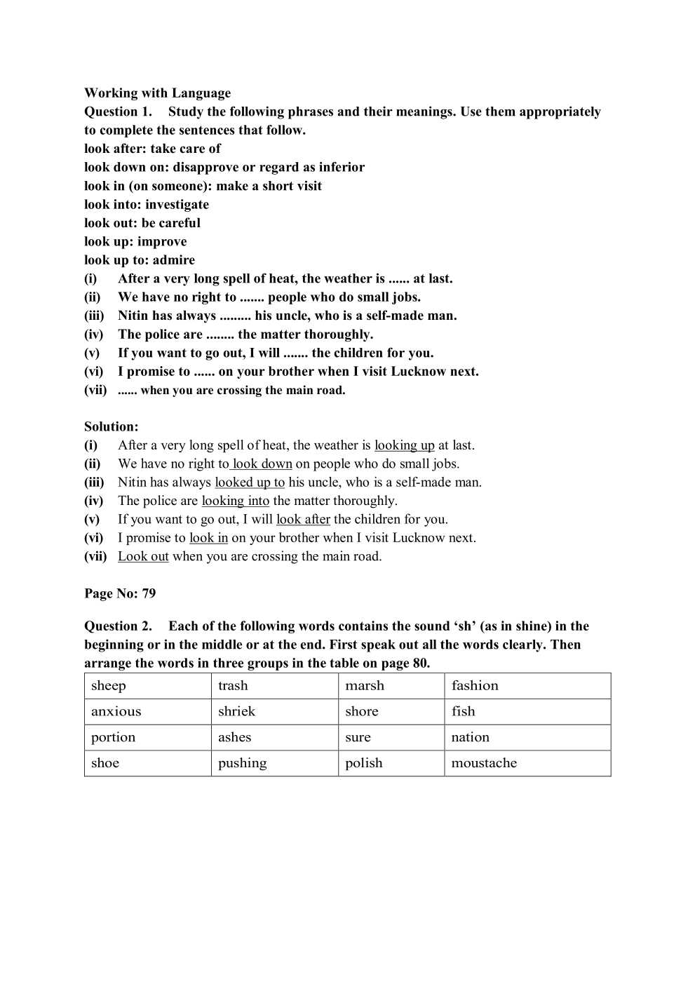 NCERT Solutions For Class 7 English Honeycomb Chapter 5 Quality
