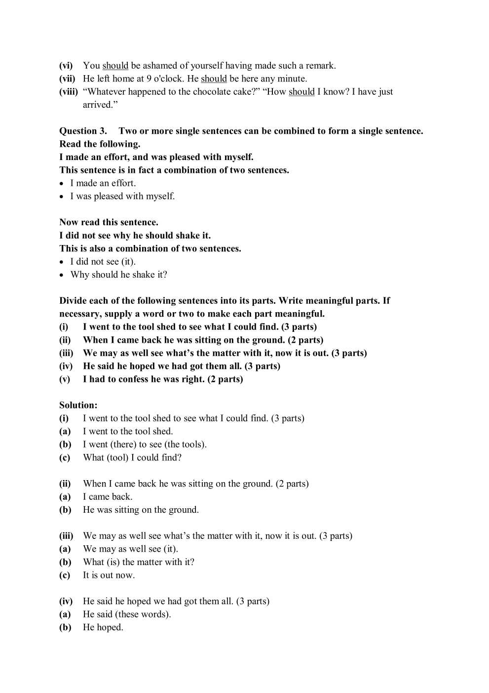 NCERT Solutions For Class 7 English Honeycomb Chapter 9 A Bicycle in Good Repair