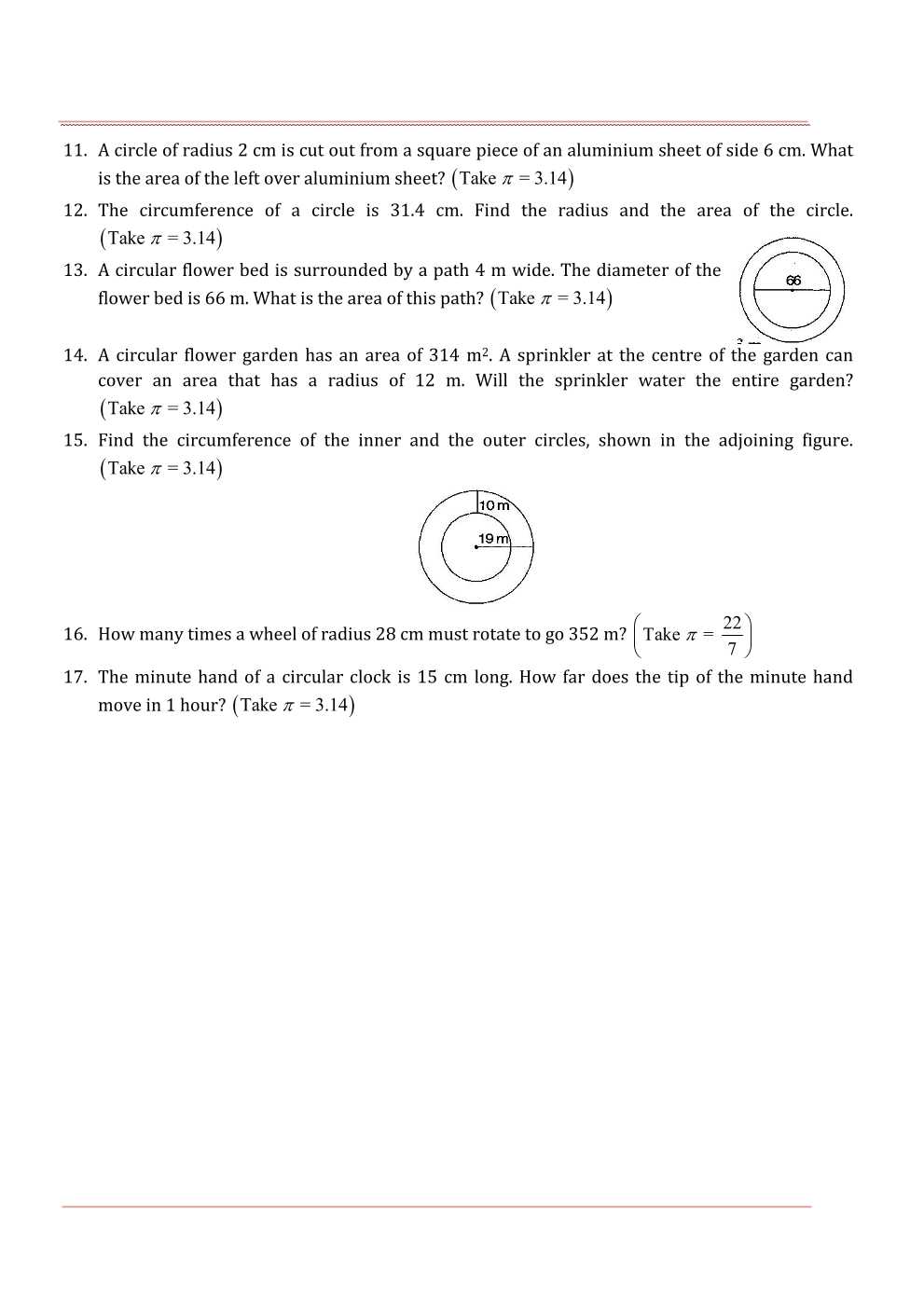 NCERT Solutions For Class 7 Maths Chapter 11 Perimeter and Area