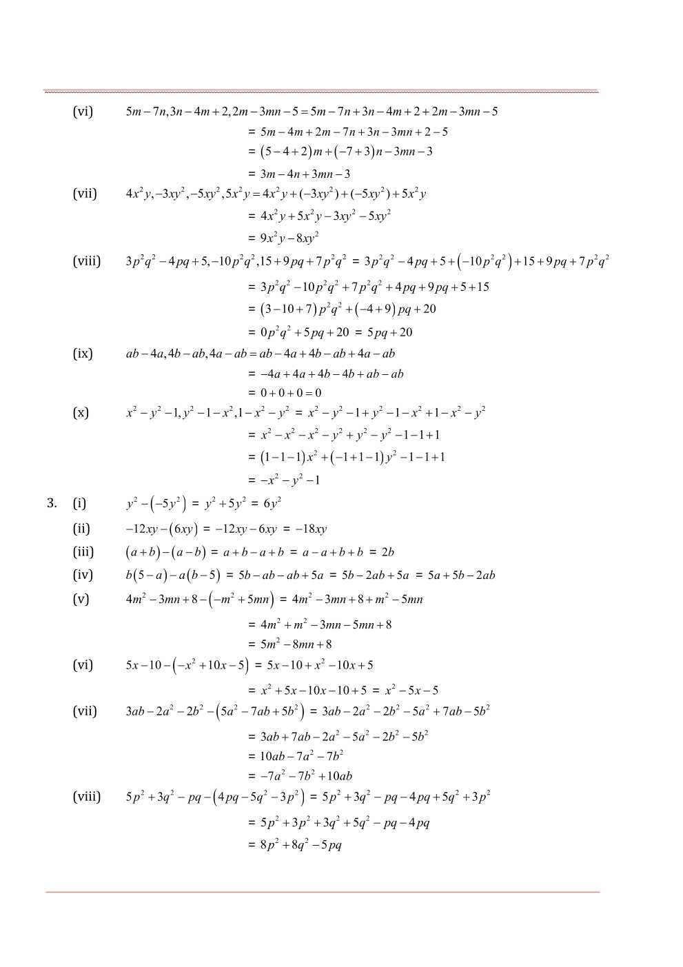 NCERT Solutions For Class 7 Maths Chapter 12 Algebraic Expressions