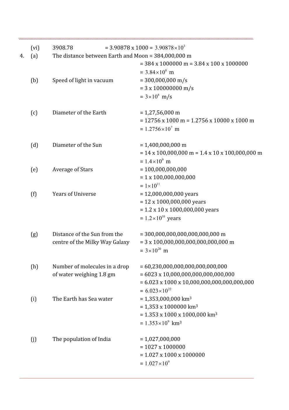 NCERT Solutions For Class 7 Maths Chapter 13 Exponents and Powers