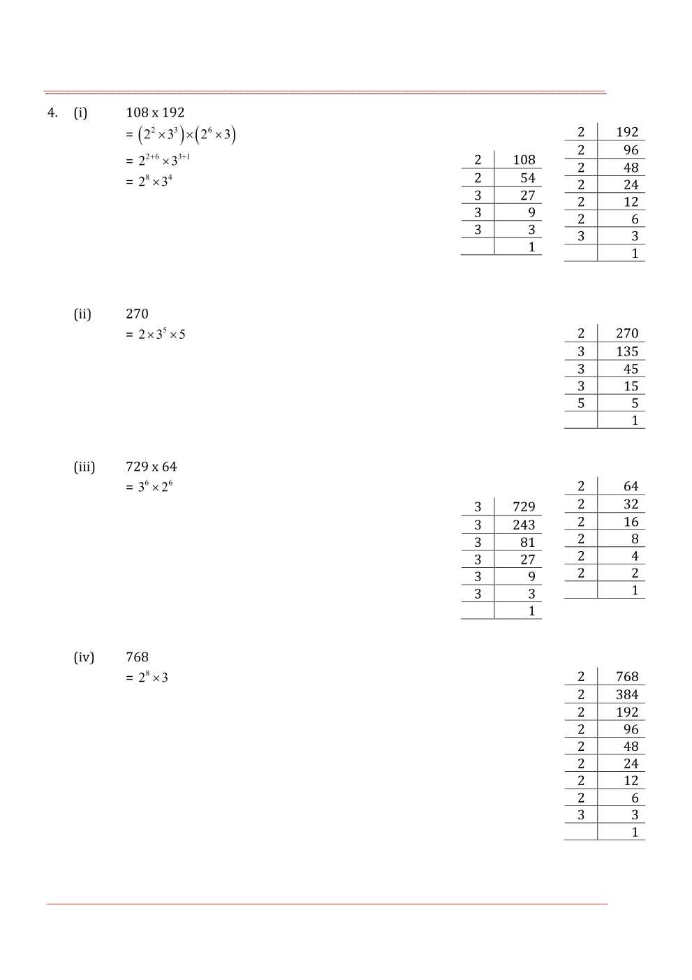 NCERT Solutions For Class 7 Maths Chapter 13 Exponents and Powers