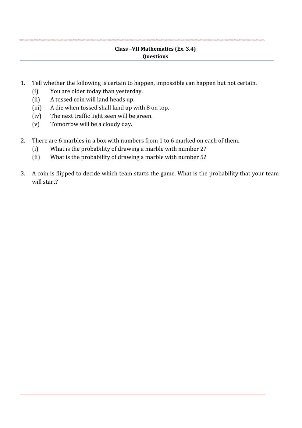 NCERT Solutions For Class 7 Maths Chapter 3 Data Handling