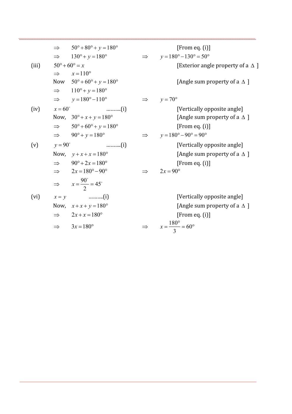 NCERT Solutions For Class 7 Maths Chapter 6 The Triangle and its Properties