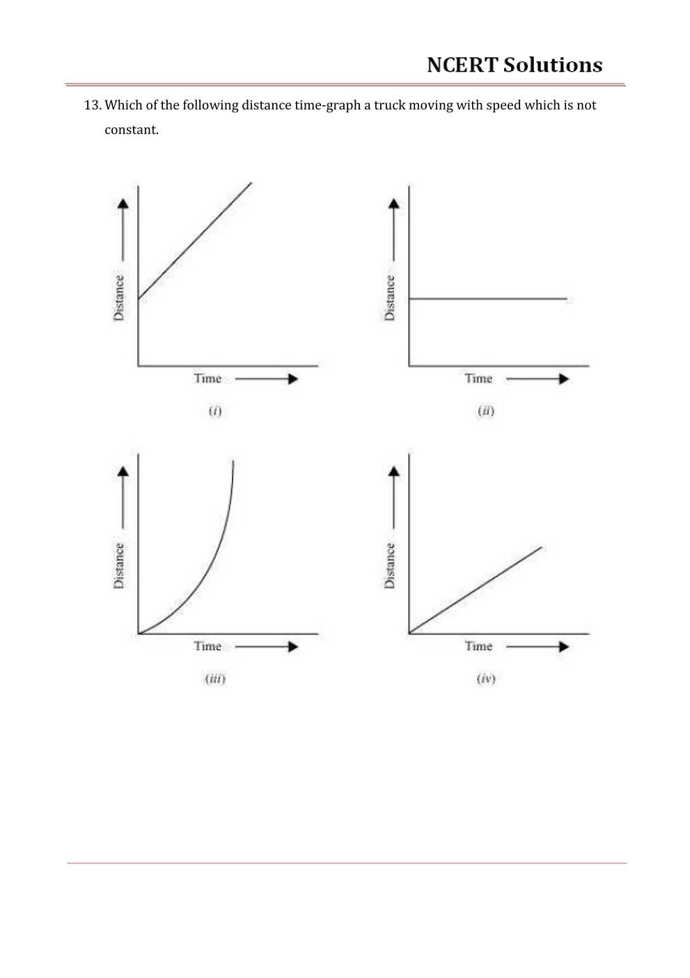 NCERT Solutions For Class 7 science Chapter 13 Motion and Time