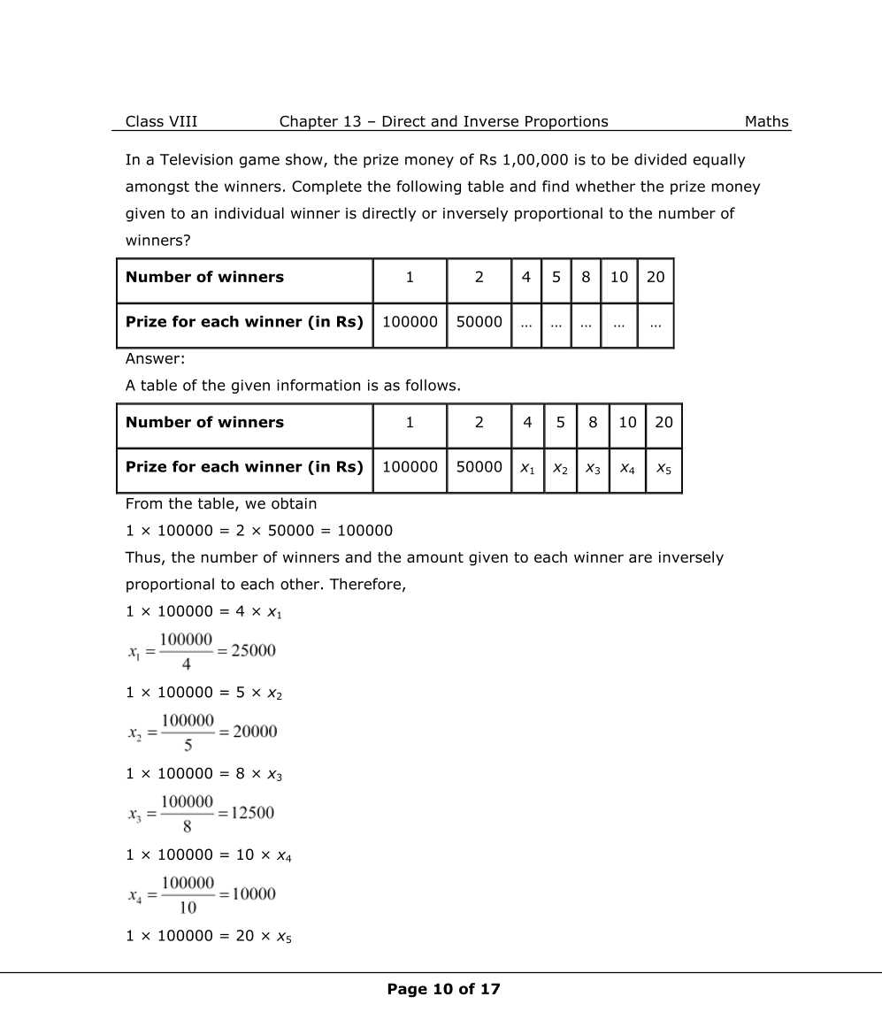 NCERT Solutions For Class 8 Maths Chapter 13