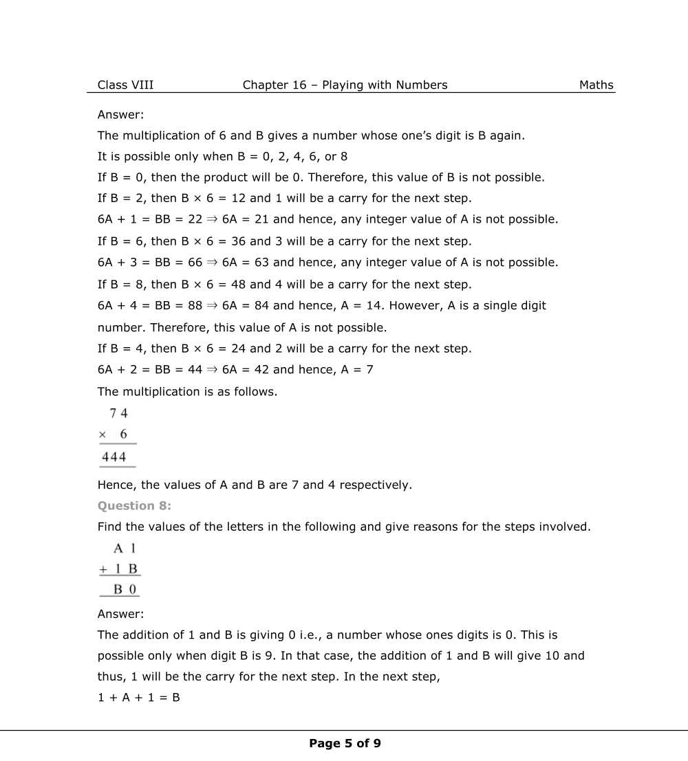 NCERT Solutions For Class 8 Maths Chapter 16