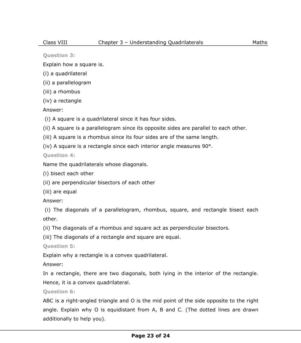 NCERT Solutions For Class 8 Maths Chapter 3