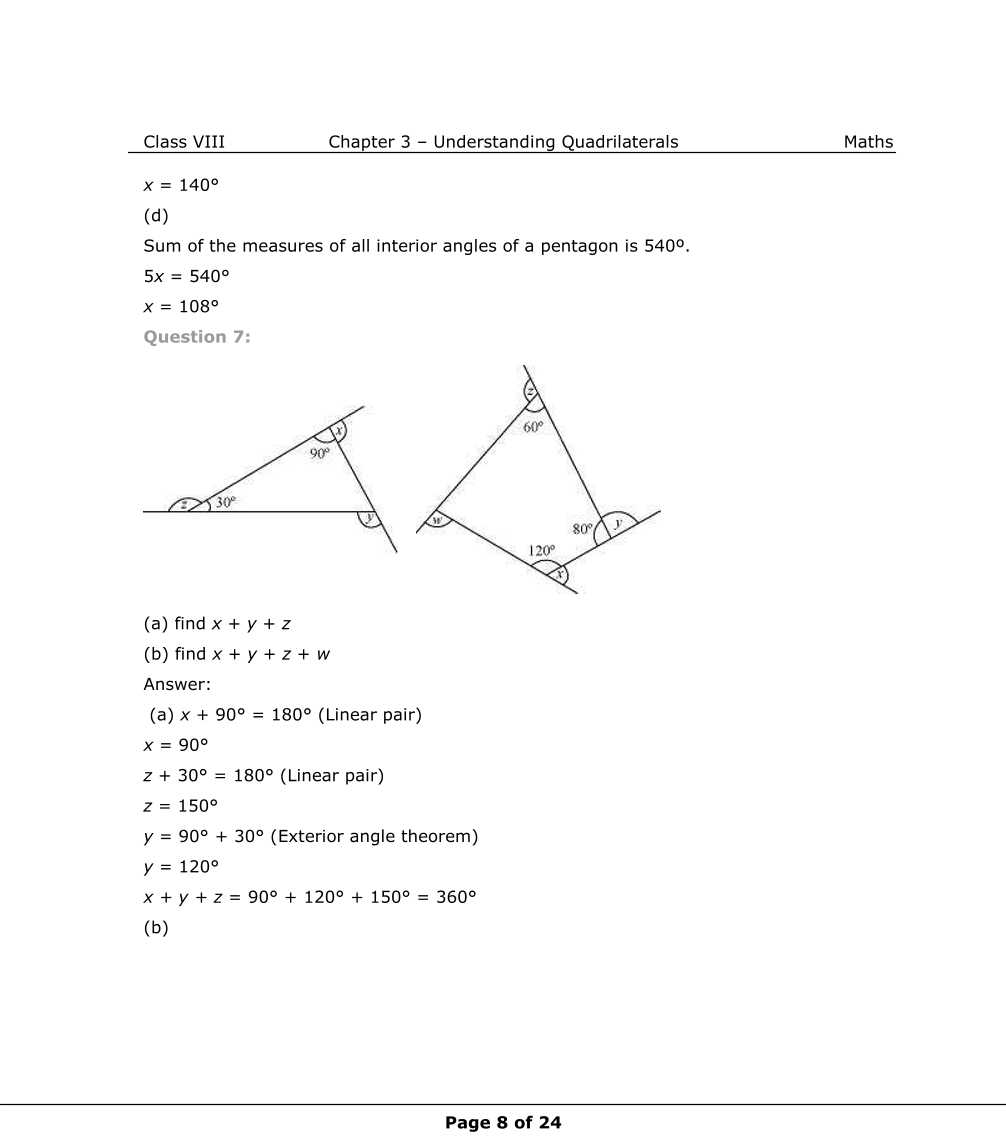 NCERT Solutions For Class 8 Maths Chapter 3