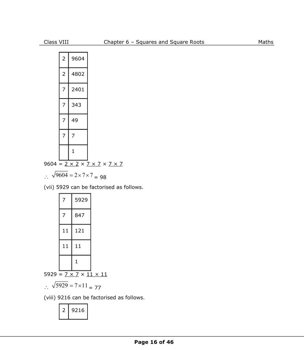 NCERT Solutions For Class 8 Maths Chapter 6