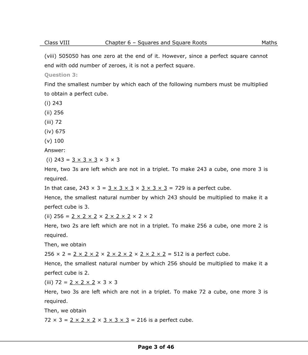 NCERT Solutions For Class 8 Maths Chapter 6