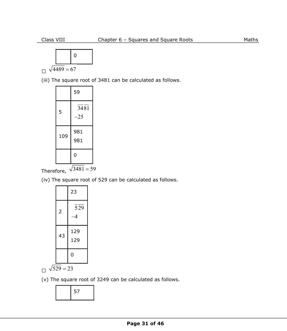 NCERT Solutions For Class 8 Maths Chapter 6