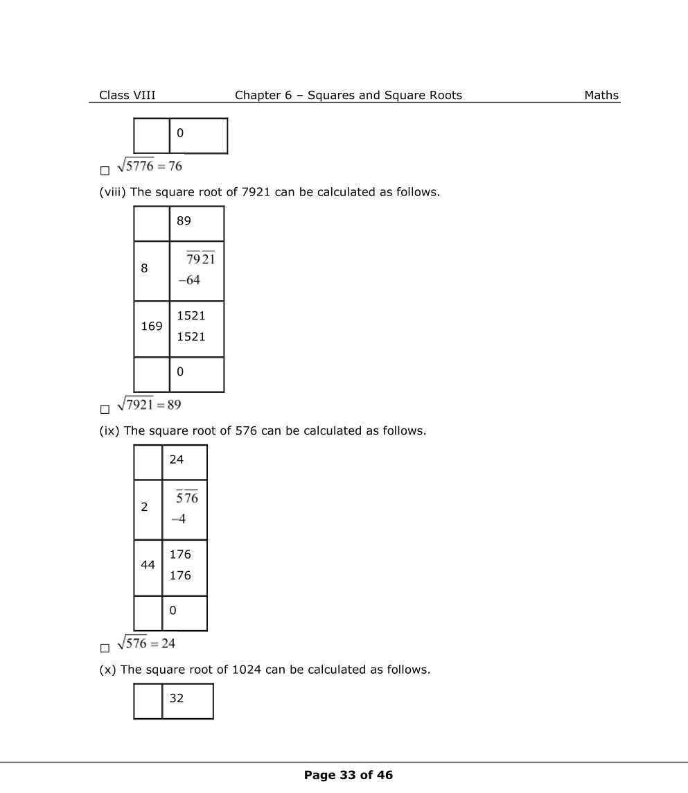 NCERT Solutions For Class 8 Maths Chapter 6