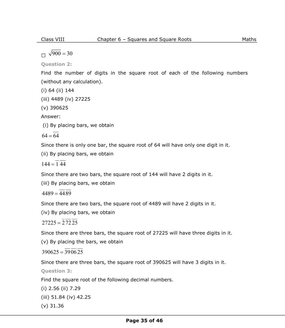 NCERT Solutions For Class 8 Maths Chapter 6