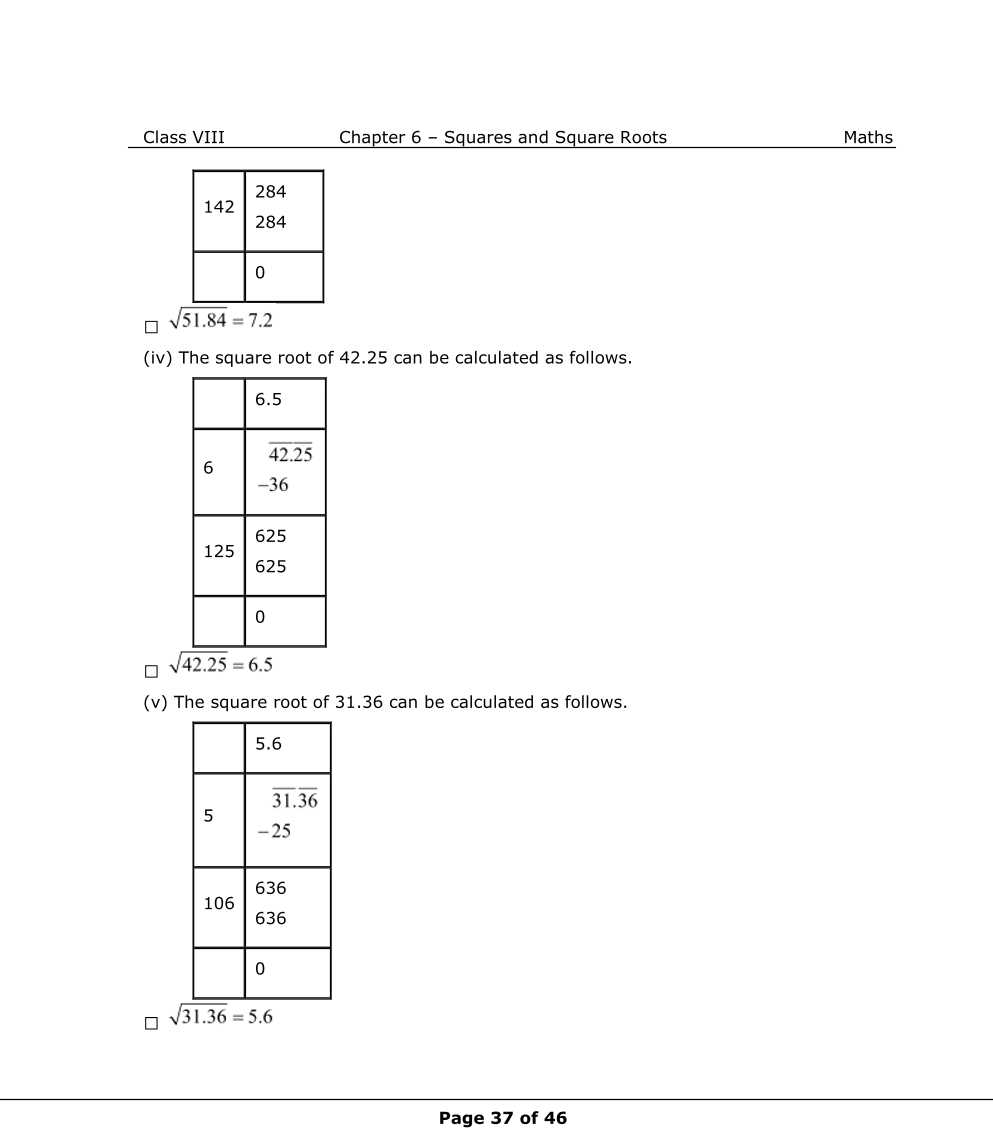 NCERT Solutions For Class 8 Maths Chapter 6