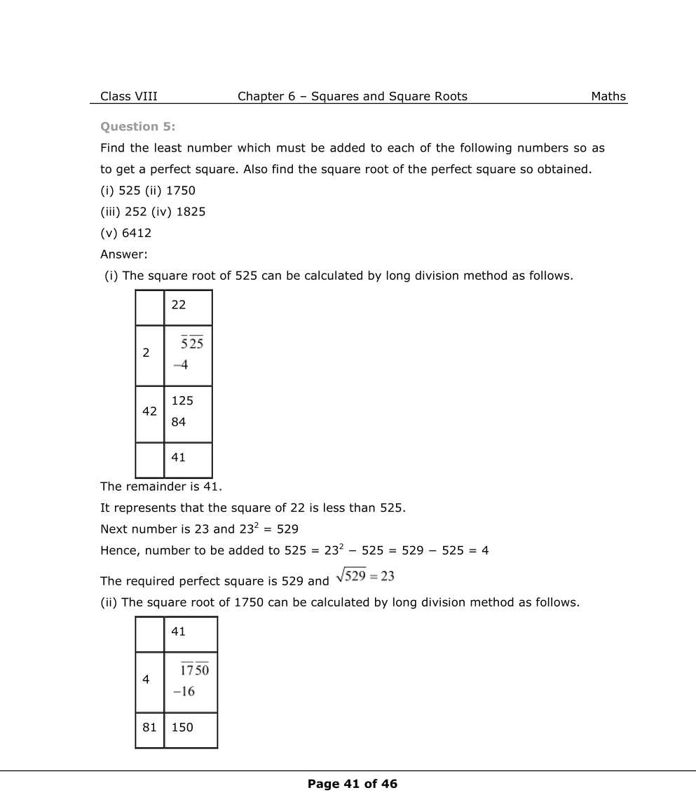 NCERT Solutions For Class 8 Maths Chapter 6