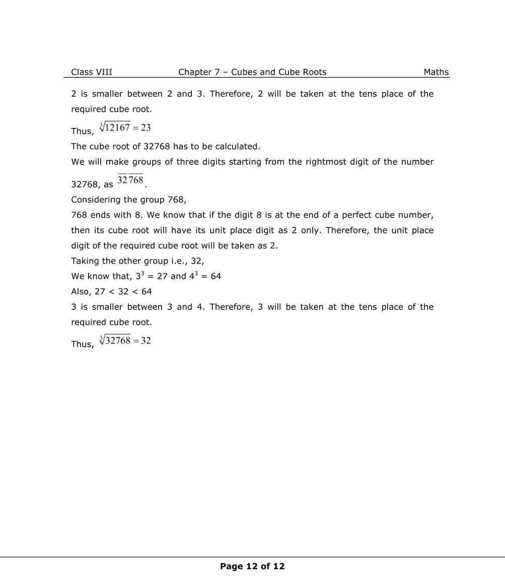 NCERT Solutions For Class 8 Maths Chapter 7