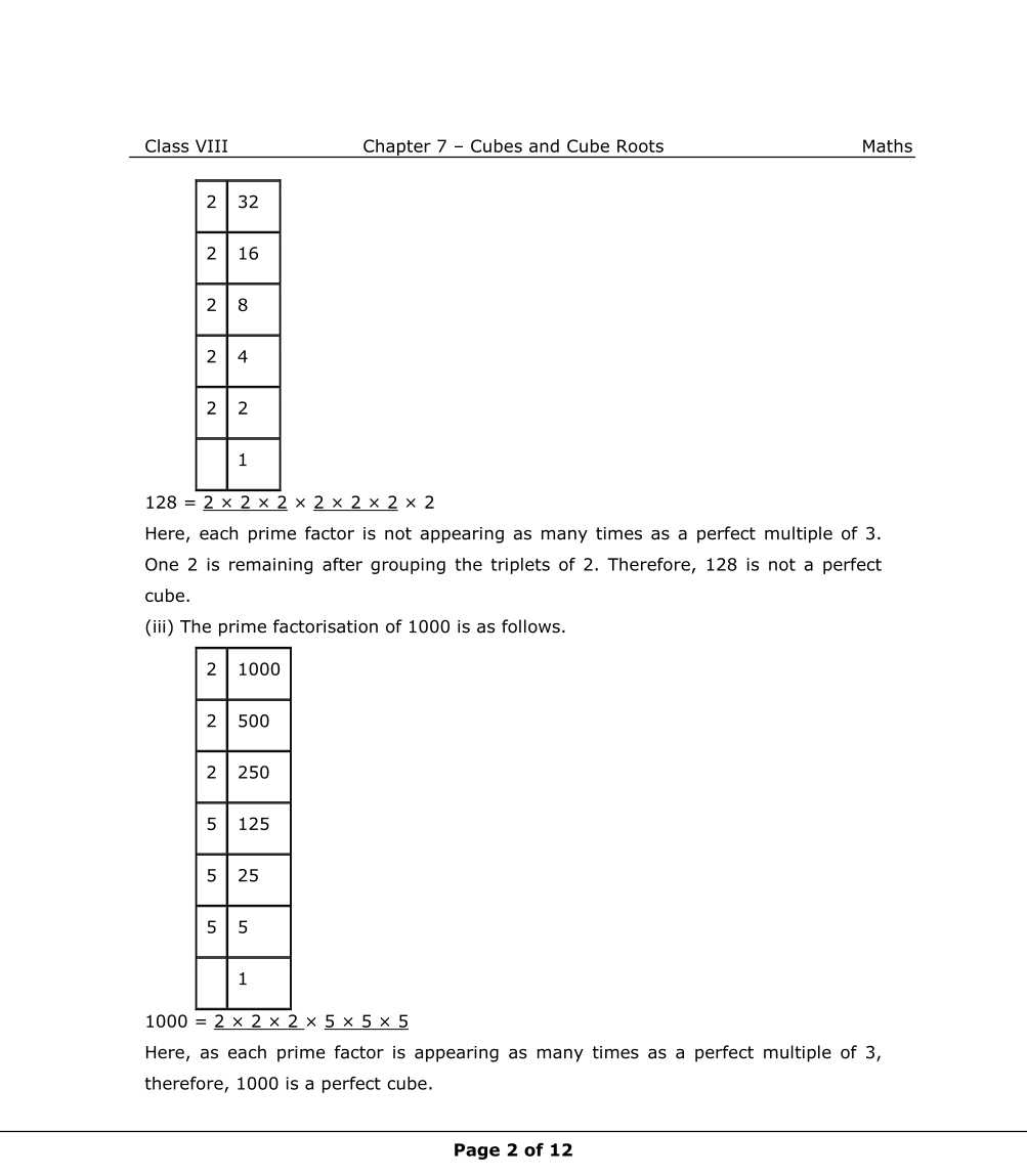 NCERT Solutions For Class 8 Maths Chapter 7