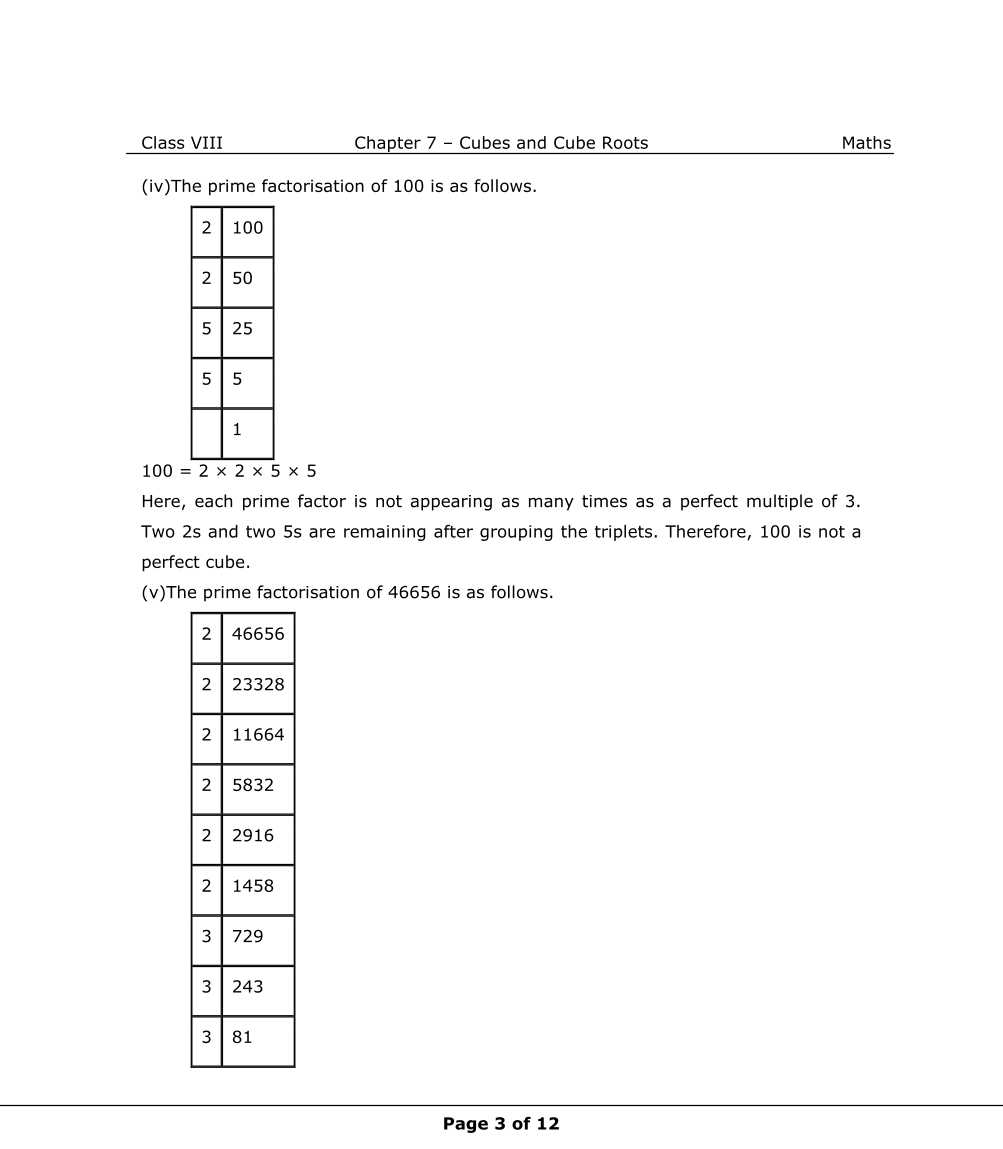 NCERT Solutions For Class 8 Maths Chapter 7