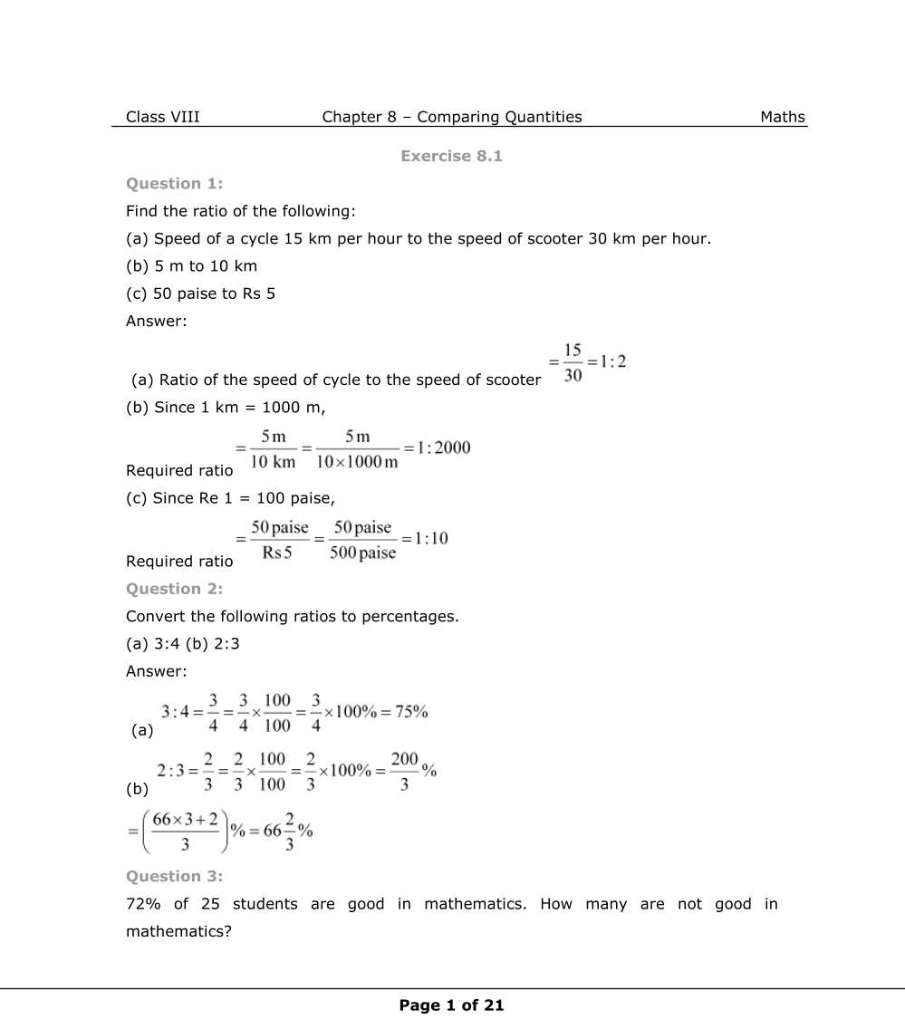 NCERT Solutions For Class 8 Maths Chapter 8