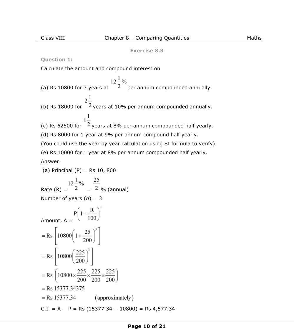 NCERT Solutions For Class 8 Maths Chapter 8