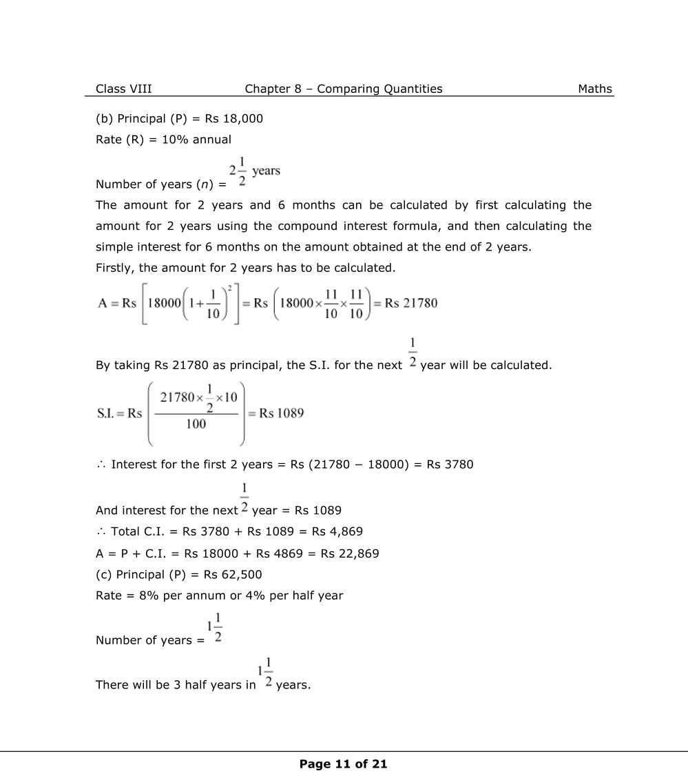 NCERT Solutions For Class 8 Maths Chapter 8