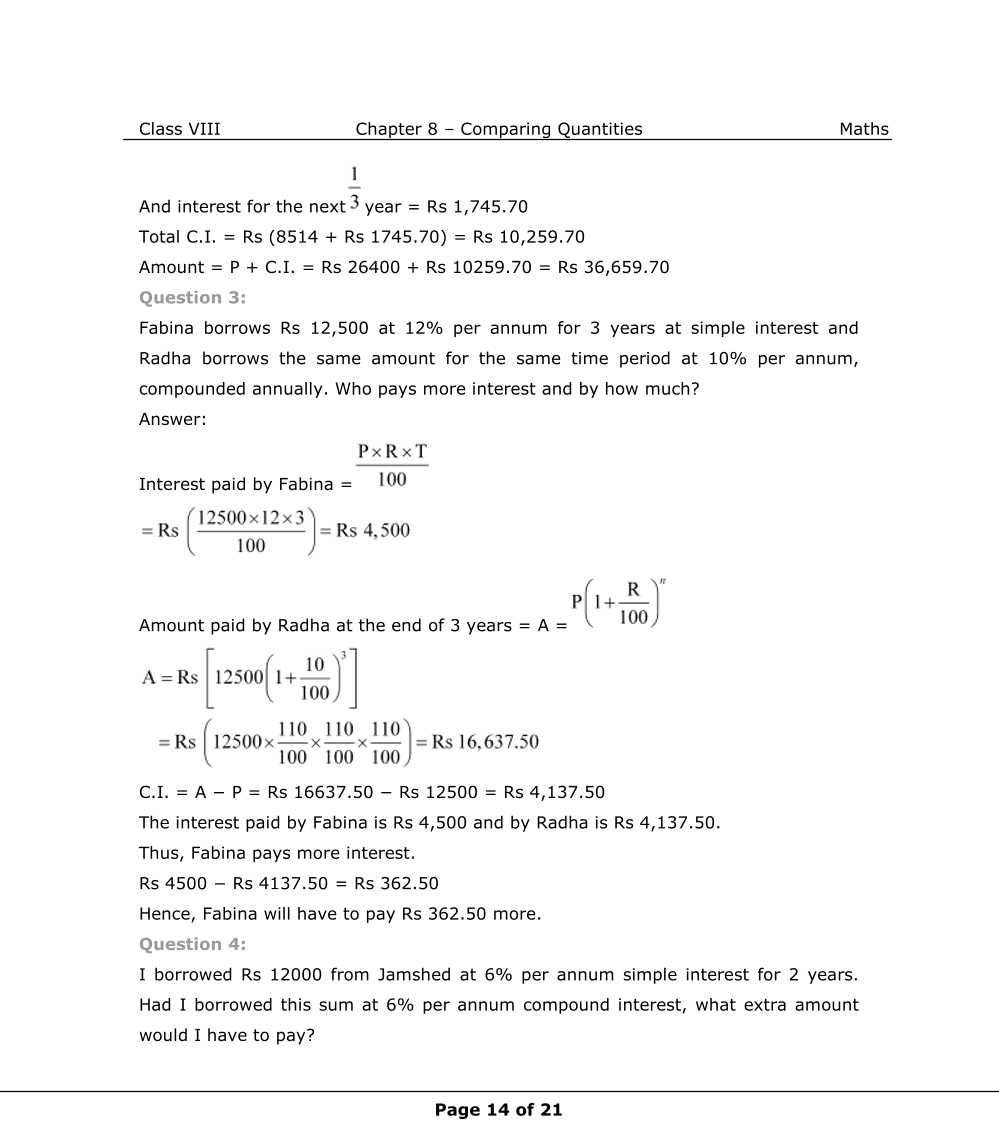 NCERT Solutions For Class 8 Maths Chapter 8