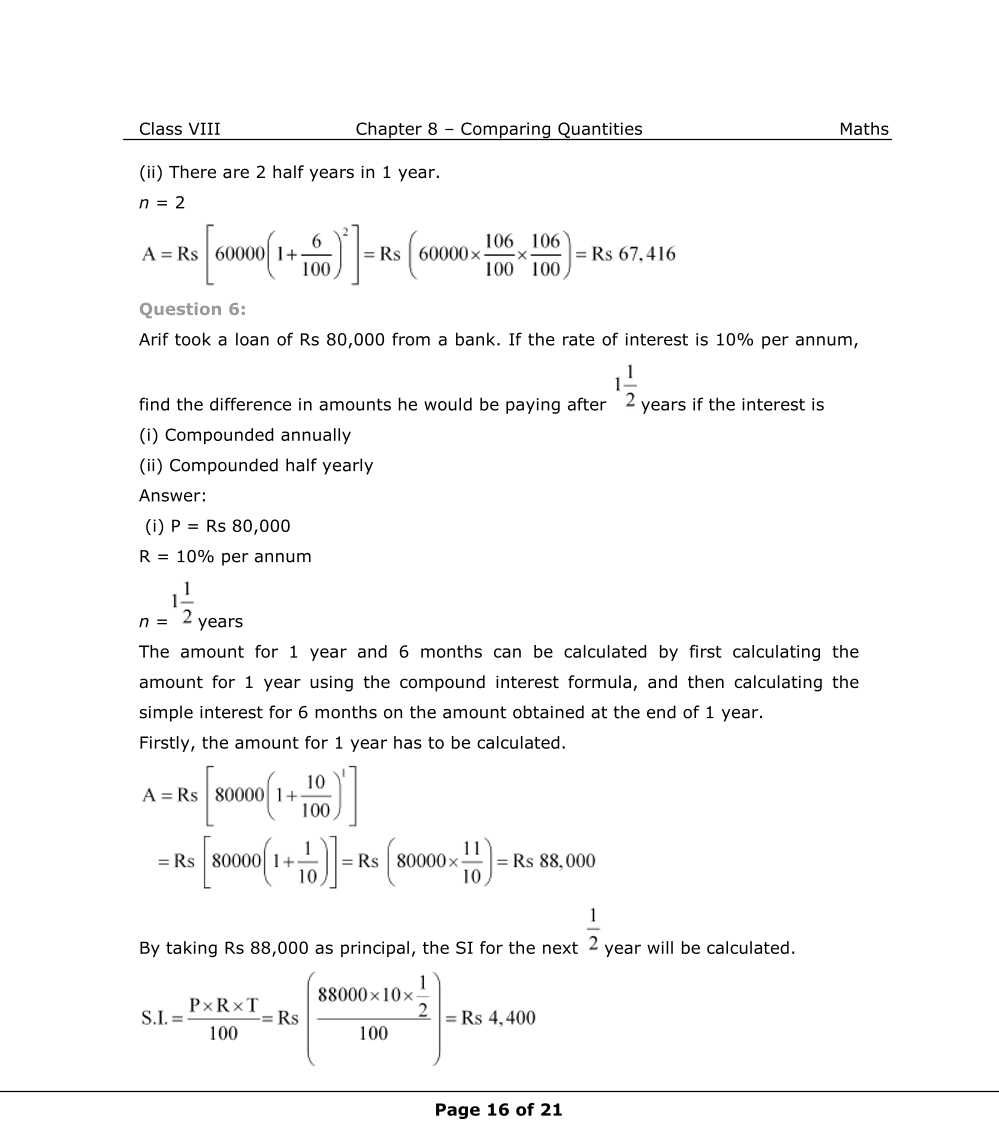 NCERT Solutions For Class 8 Maths Chapter 8