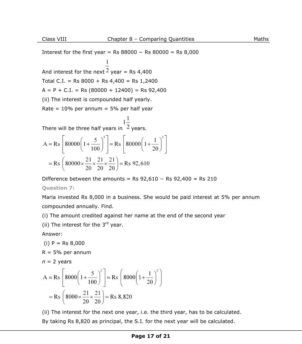 NCERT Solutions For Class 8 Maths Chapter 8